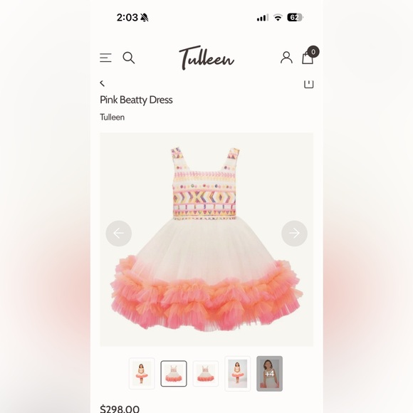 Tuleen Baby 1year dress - Picture 4 of 4